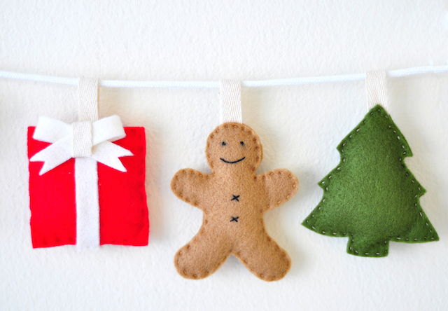 Xmasオーナメント☆Chai Felt Design