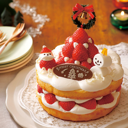 クリスマスに☆サンタクロースケーキ