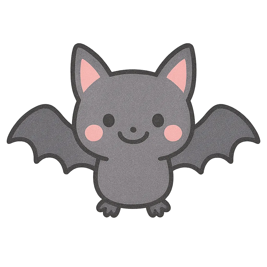 かわいいこうもりイラスト・フリー素材なら「シンテリ」