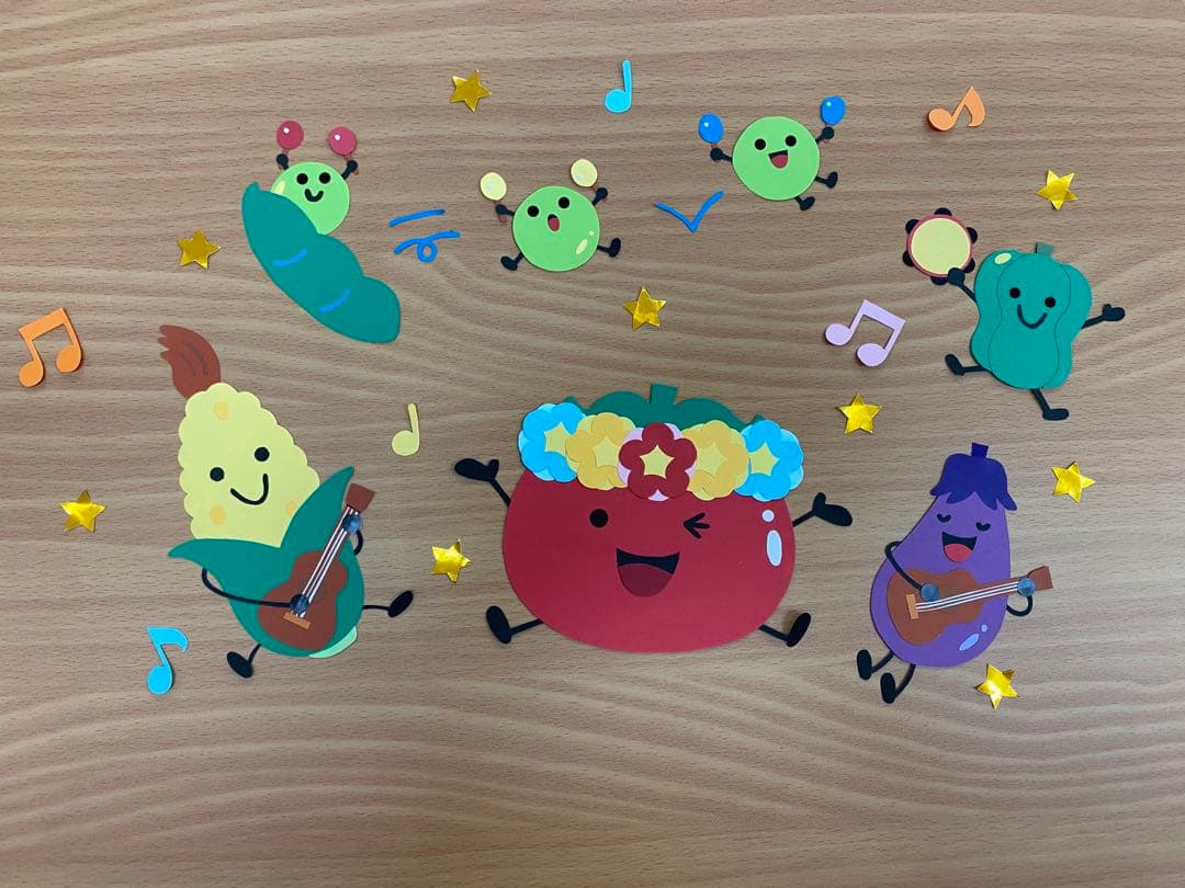 保育士さん 夏の壁面制作３選 乳児・幼児どちらもOK 指先き遊びにも♪モンテッソーリ - YouTube