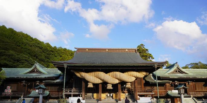 日本最大級！出雲大社神楽殿の大しめ縄ご縁箸 席札箸、お祝いに 出雲 ひらの屋