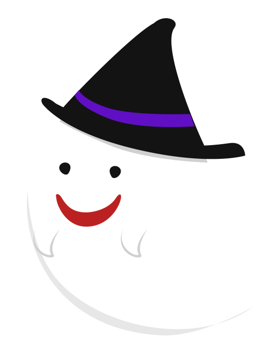 ぬりえに使えるハロウィン おばけとかぼちゃ 無料イラスト54506素材Good