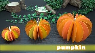 暮らし 色画用紙でお手軽ハロウィンカボチャ！立体「ペーパーカボチャ」の作り方 - 家電 Watch