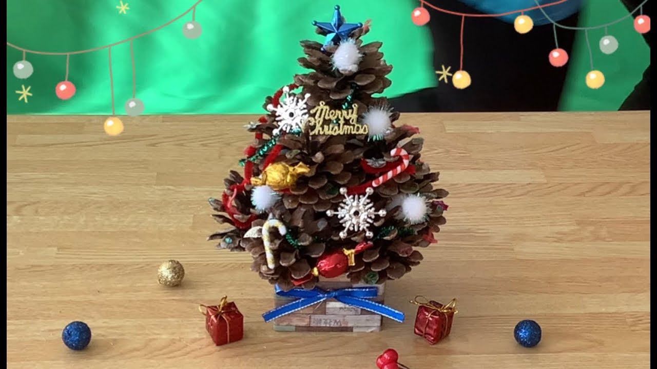 子どもとできる簡単工作 「松ぼっくりツリー」 - 庭サポ