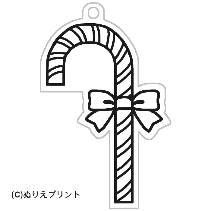 クリスマス オーナメントぬり絵イラスト無料イラスト・フリー素材なら「イラストAC」