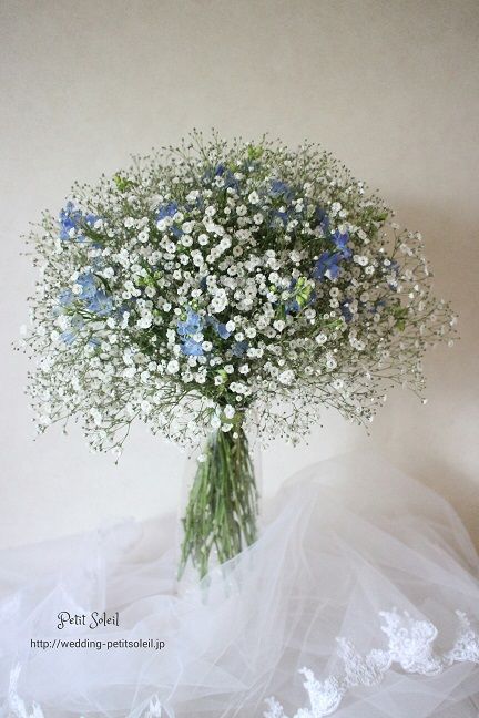 カモミールとミモザとかすみ草のナチュラルウエディングブーケ ブーケ ポピーのて 通販 5629825Creema クリーマ