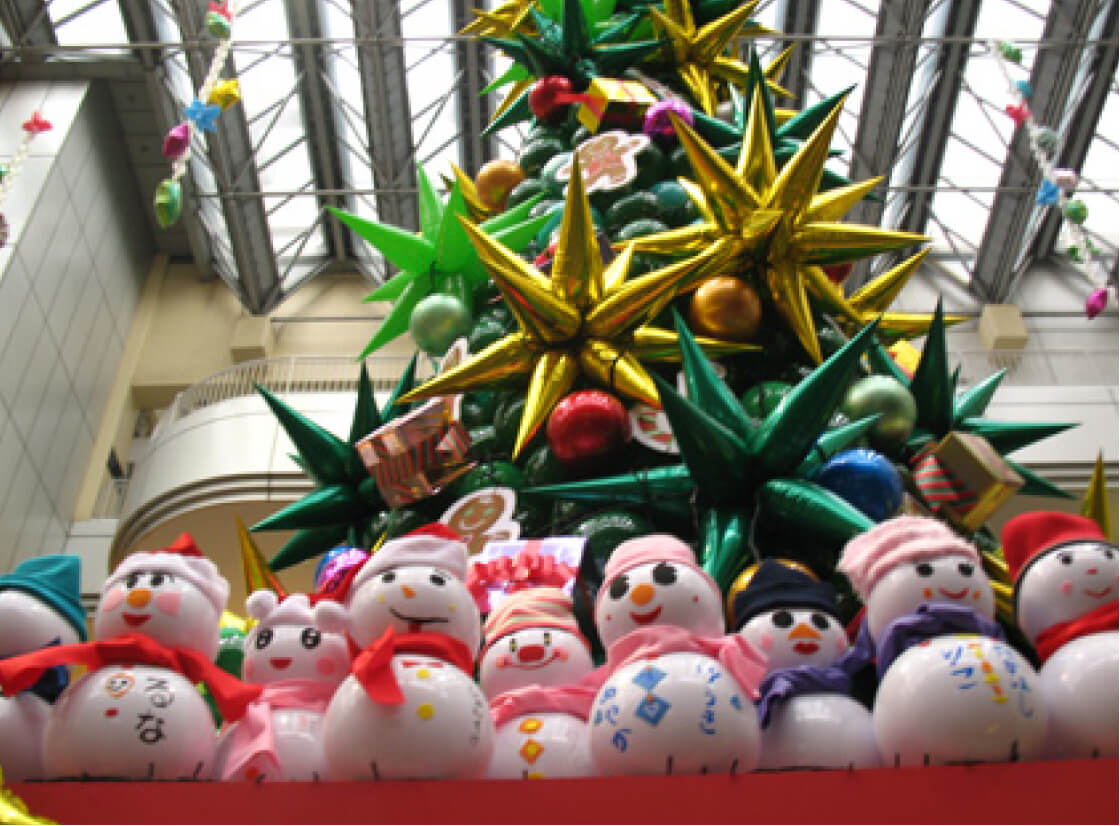 クリスマスバルーンデコレーションバルーン装飾ならバルーンアートジャパン株式会社