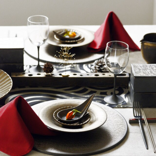 お正月テーブルコーディネート2023 - おうちの食卓をもっとおしゃれに！実例で紹介♪ホームパーティーや映えるアイディア M苦楽園の テーブルコーディネート