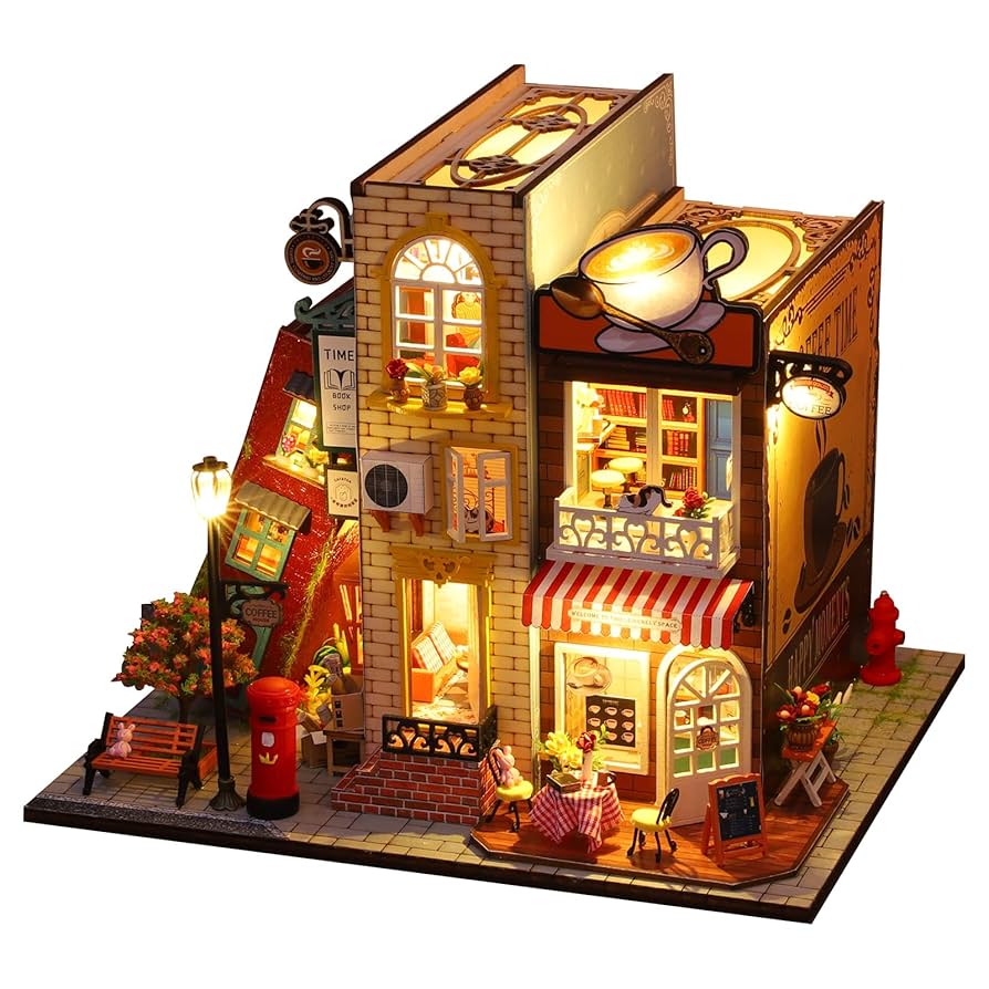 木製ドールハウス、ドールハウスアクセサリー、名前入りドールハウス、子供へのクリスマスプレゼント、ドールハウスのインテリア - Etsy 日本