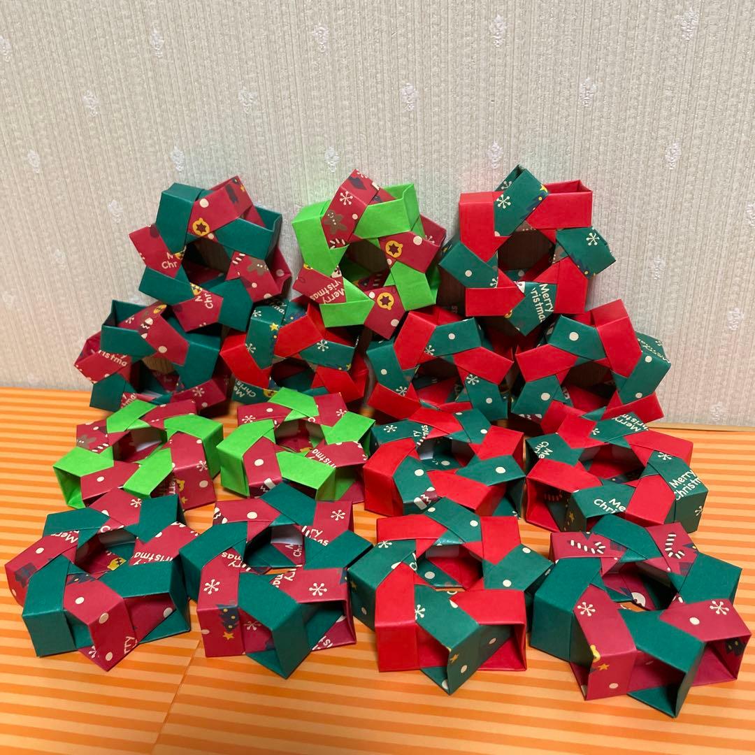 クリスマス「プレゼントボックス」折り紙Christmas 