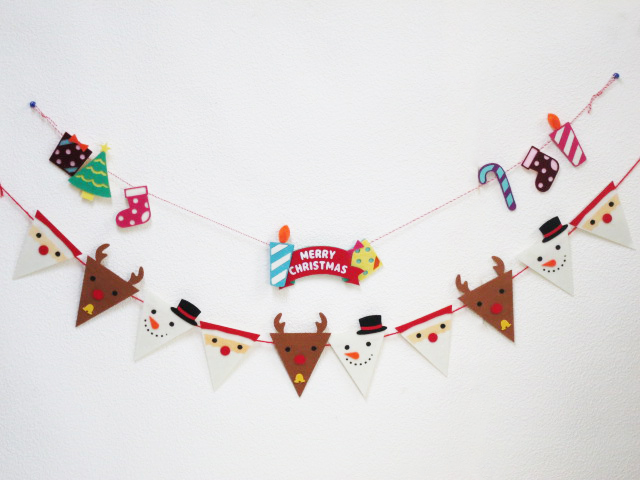 手作りガーランドで誕生日やクリスマスを盛り上げようヨムーノ