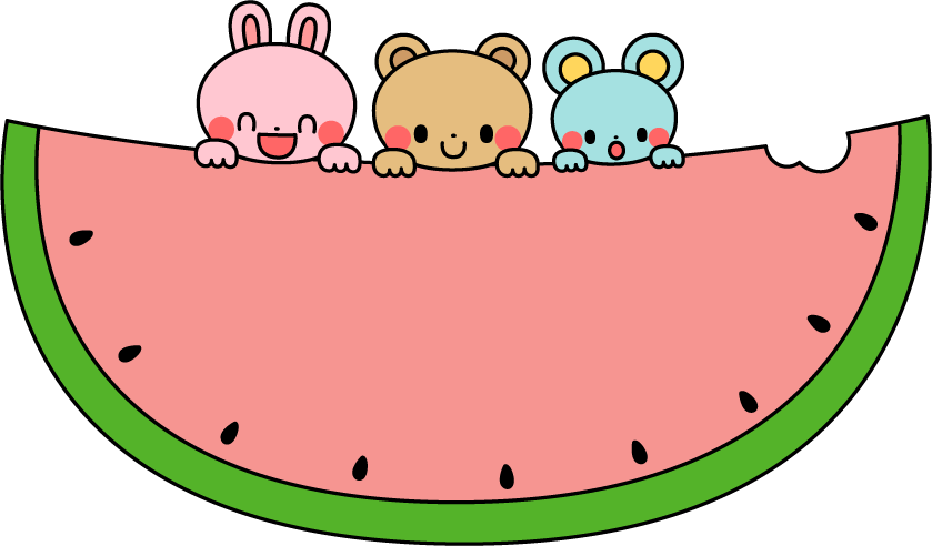 残暑お見舞い申し上げます * まだまだ暑い日が続きますが、夏バテしないように気をつけながら残りの夏を楽しみましょうー♪ * *残暑見舞い暑中見舞い夏祭り花火すいか夏summer幼稚園保育園子どもイラストillustratorillustration