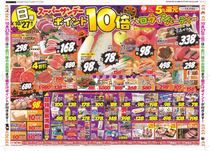 ハロウィンチラシオモテ南さつま市観光協会