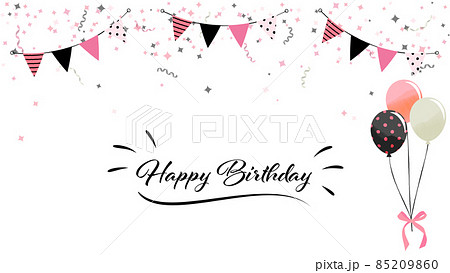 グリーンの水玉模様のプレゼントの枠・フレーム素材イラスト無料・かわいいテンプレート