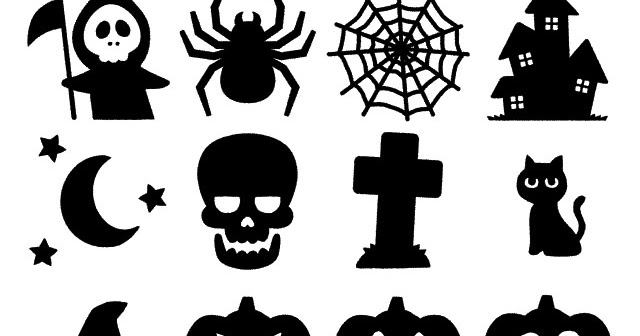 かわいい蜘蛛ハロウィン パーティー飾り 無料イラスト55285素材Good