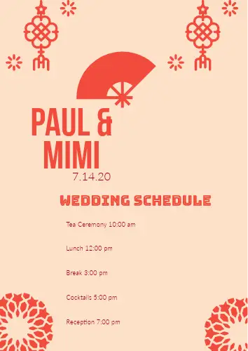 結婚式の席次表のテンプレートおすすめ15選無料でダウンロードできるサイトもご紹介