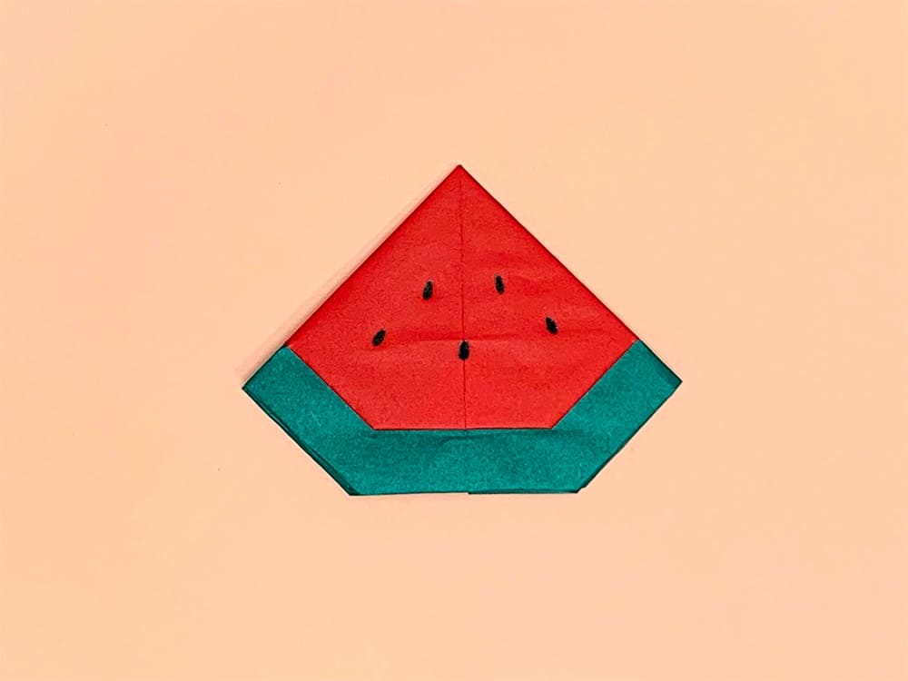 動画付き 折り紙でスイカの折り方！チルコレ