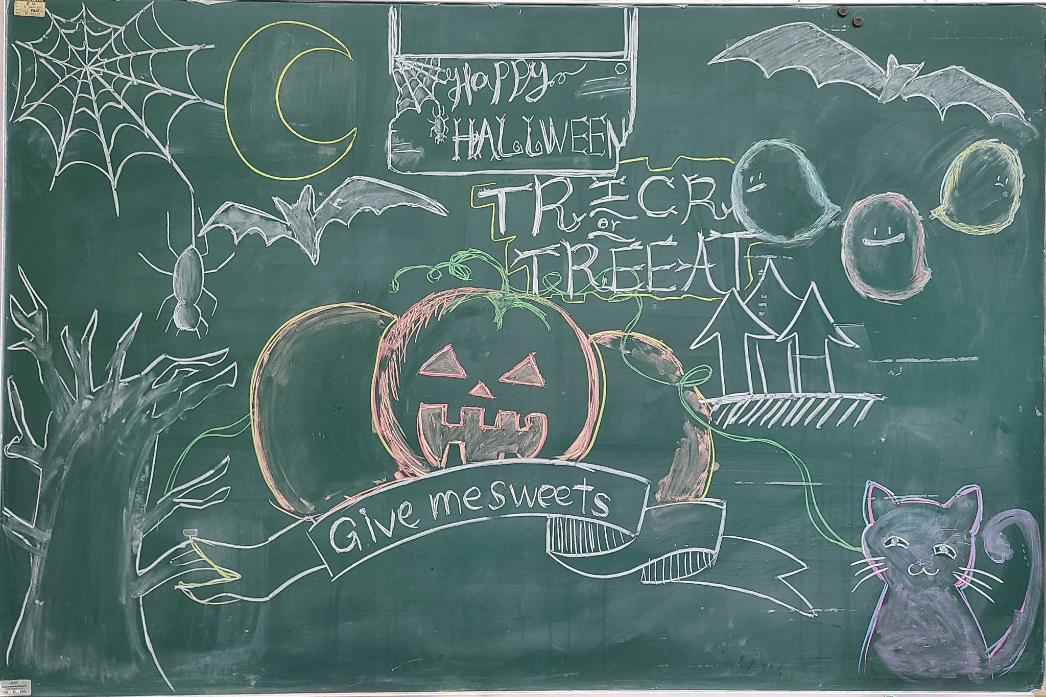 ハロウィン黒板の写真・画像素材-Snapmart スナップマート