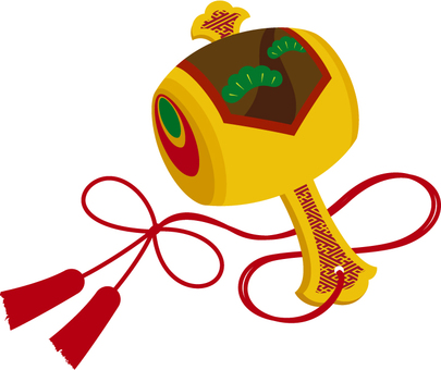 小さなハンマー、日本の正月の儀式用品、木製 お正月縁起物 打ち出の小槌イラスト画像とPSDフリー素材透過の無料ダウンロード - Pngtree