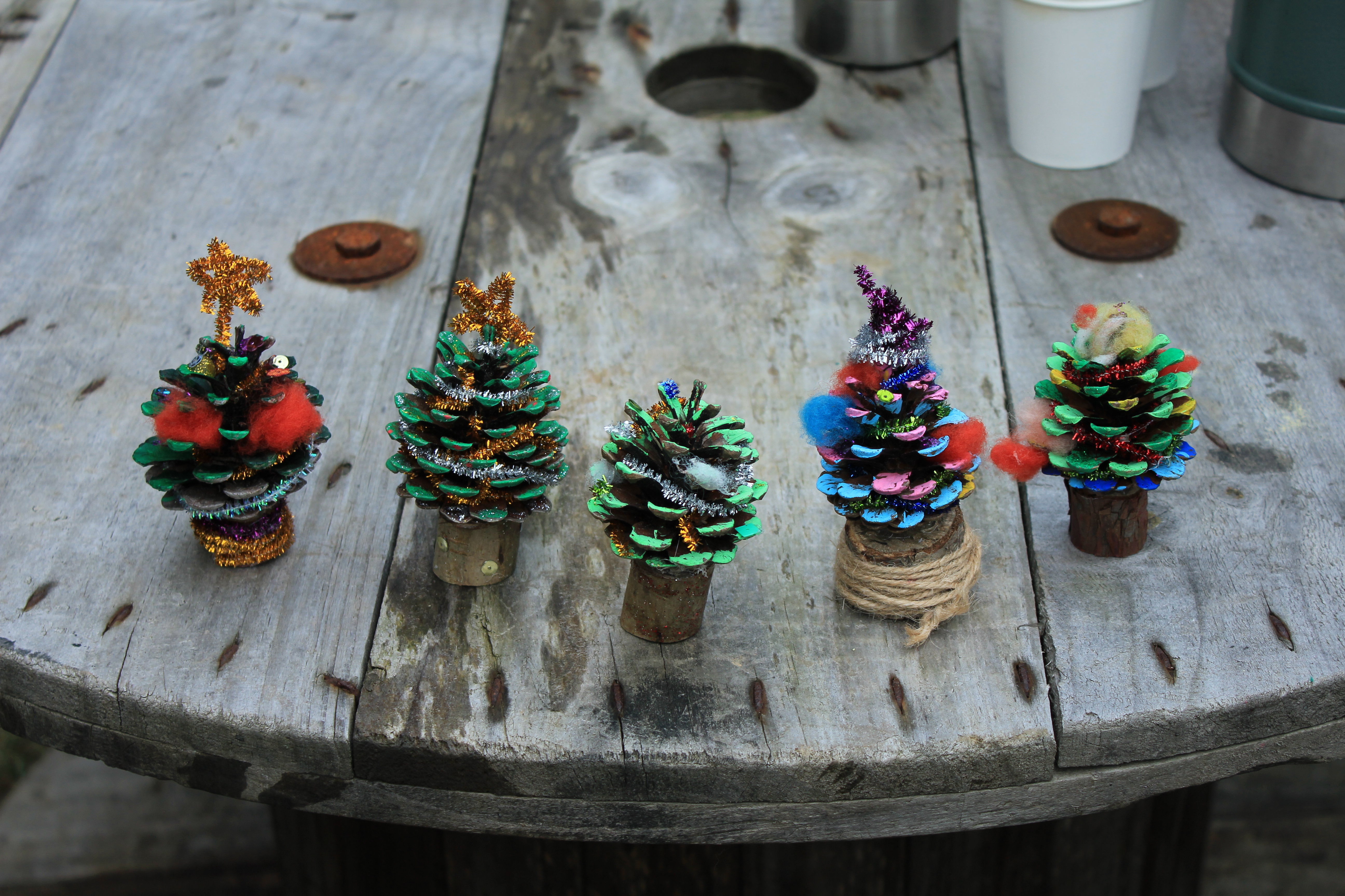 親子で松ぼっくりツリーハンドメイド アクセサリー Bless A 製作者Ayuのblog