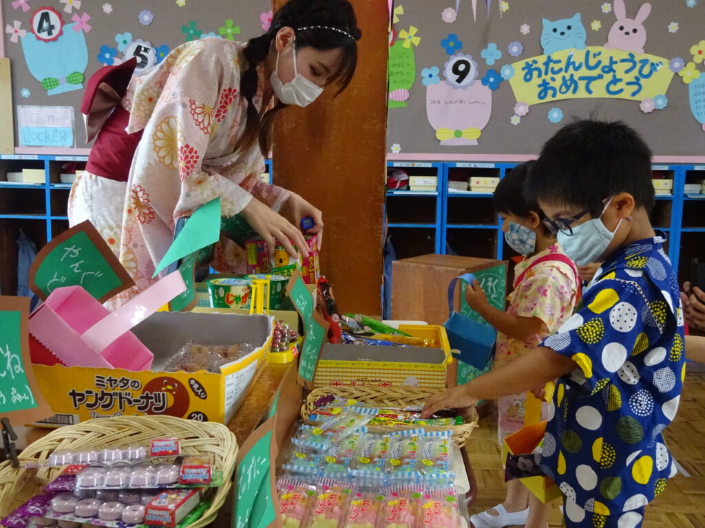 夏祭り 縁日ごっこアンデルセン幼稚園