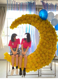 フォトスポット 文化祭 花作り方TikTok