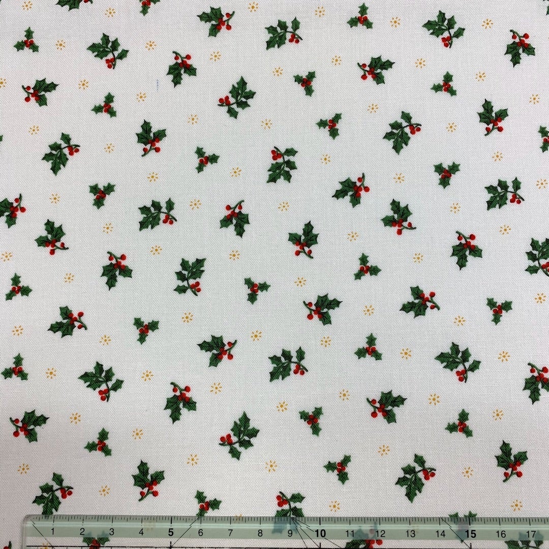 再入荷！フランスより♪『クリスマス柄 輸入生地』～50㎝単位でカット～ 生地 Blanc de Roi 通販 8128285Creema クリーマ