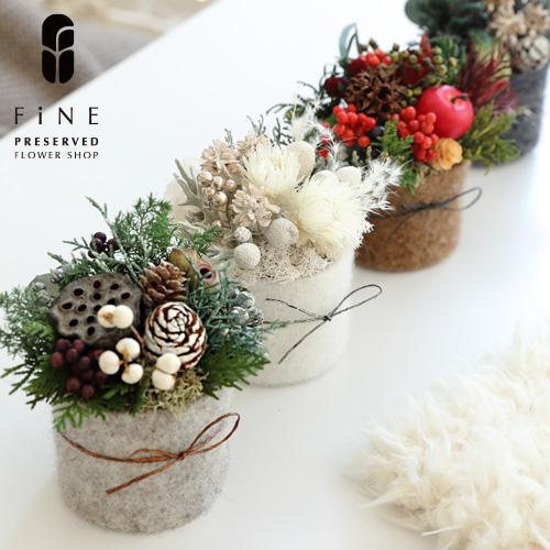 簡単ホワイトクリスマスデコレーションアレンジ - はなどんやマガジン