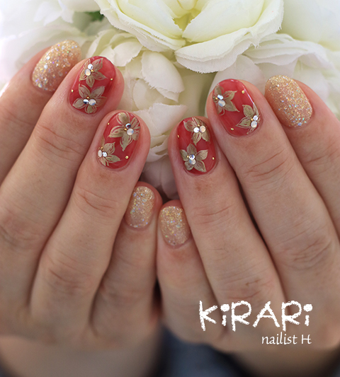 冬 お正月 バレンタイン クリスマス ハンド - at me アットミー 福岡市中央区大名のネイルデザイン No.6873683 ネイルブック