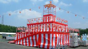 2段式盆踊りやぐら、大型櫓詳細;レントオール京都 総合レンタル株式会社