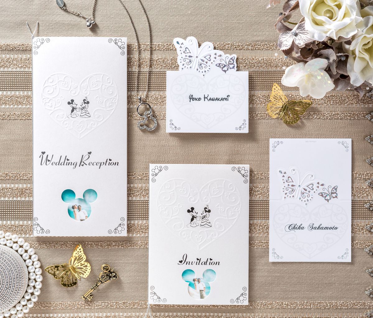 結婚式 招待状 簡単手作りキット シンデレラ結婚式のペーパーアイテム専門店 ムゲット