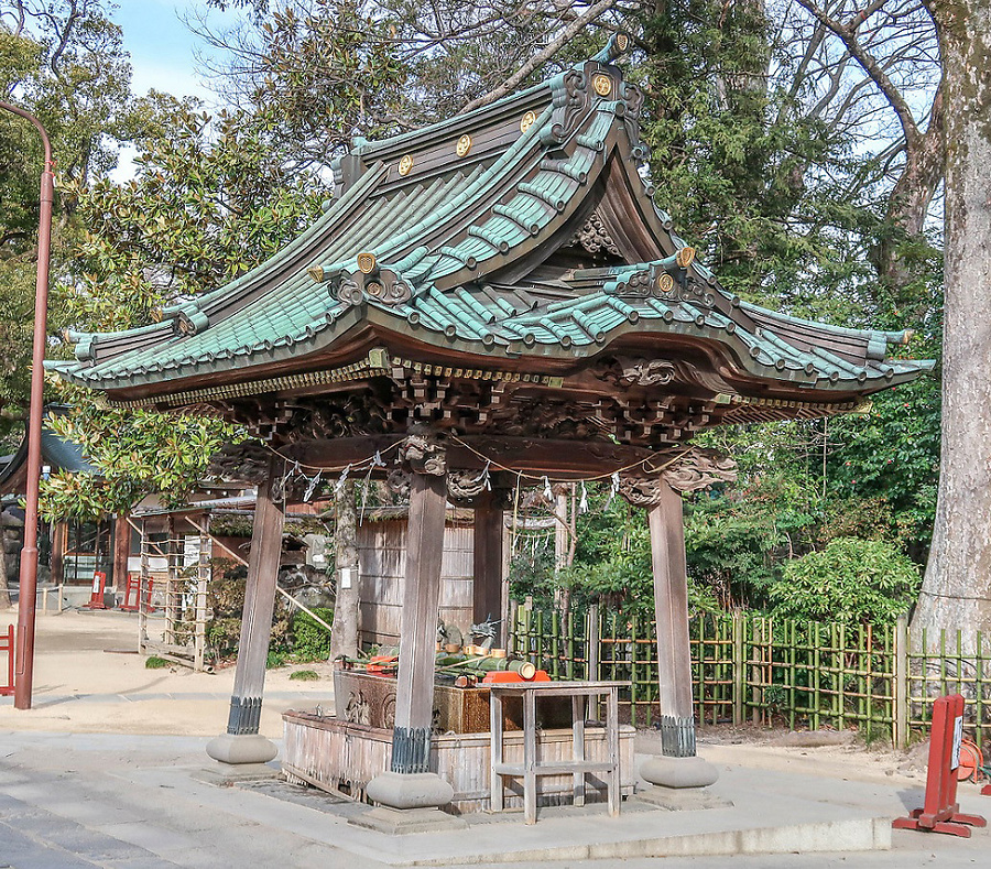 手水舎の紹介！！ - 赤坂日枝神社の巫女ブログ