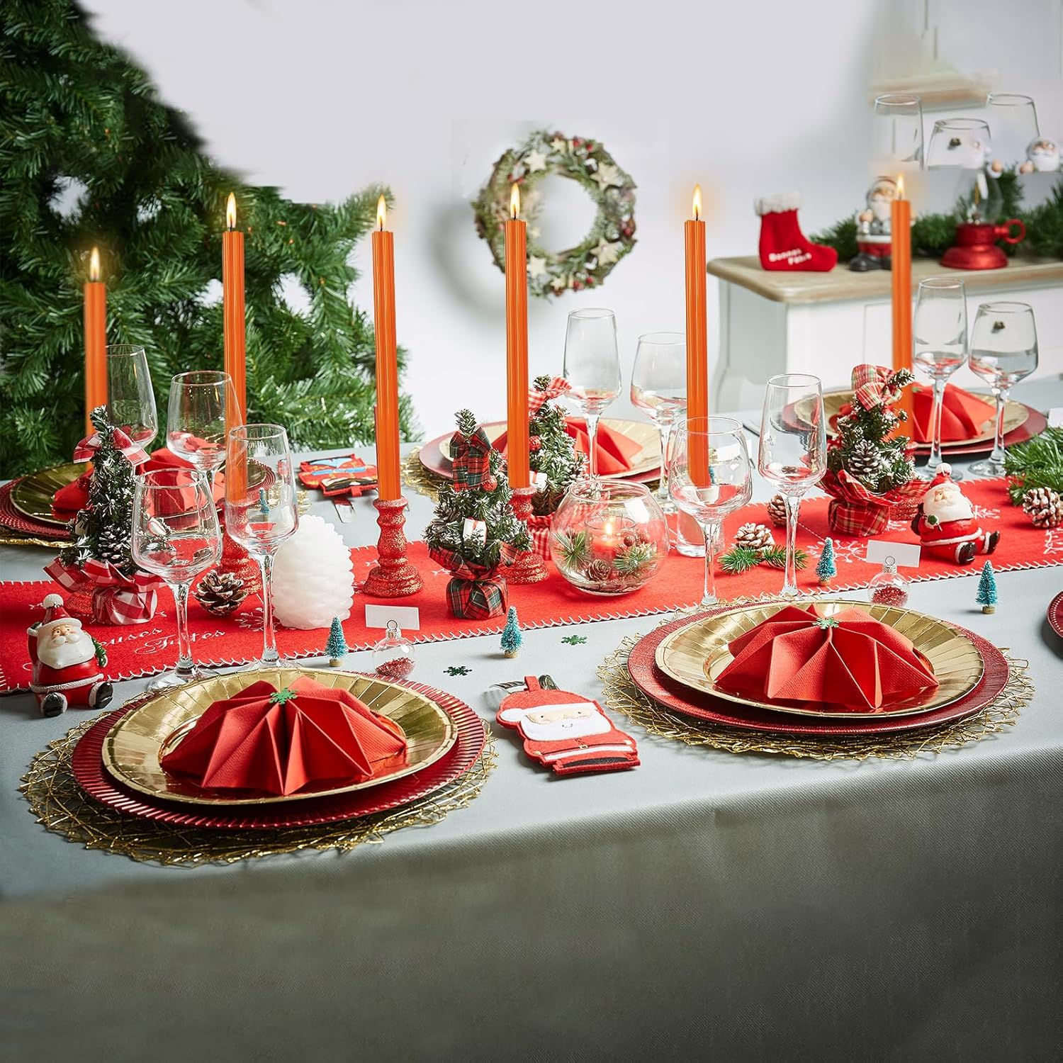 キャンドル LED 電池式 リアル ロングキャンドル 全2色 10本セット クリスマス キャンドル スティックキャンドル ライト ロング 長いろうそく 可愛い 姫系 最大2000円OFFクーポン LEDキャンドルスティック2本セットキャンドル キャンドルライト LEDキャンドルLED