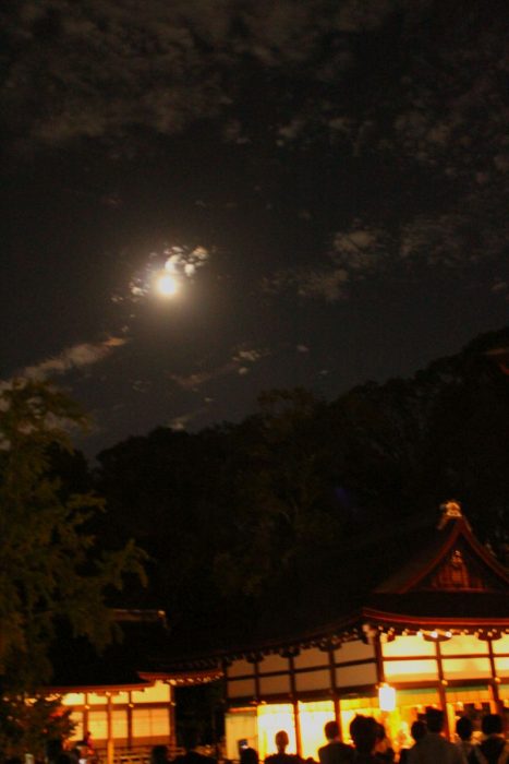 名月 管絃祭 下鴨神社
