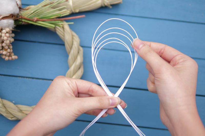 手作りキット＞ ドア飾り水引館