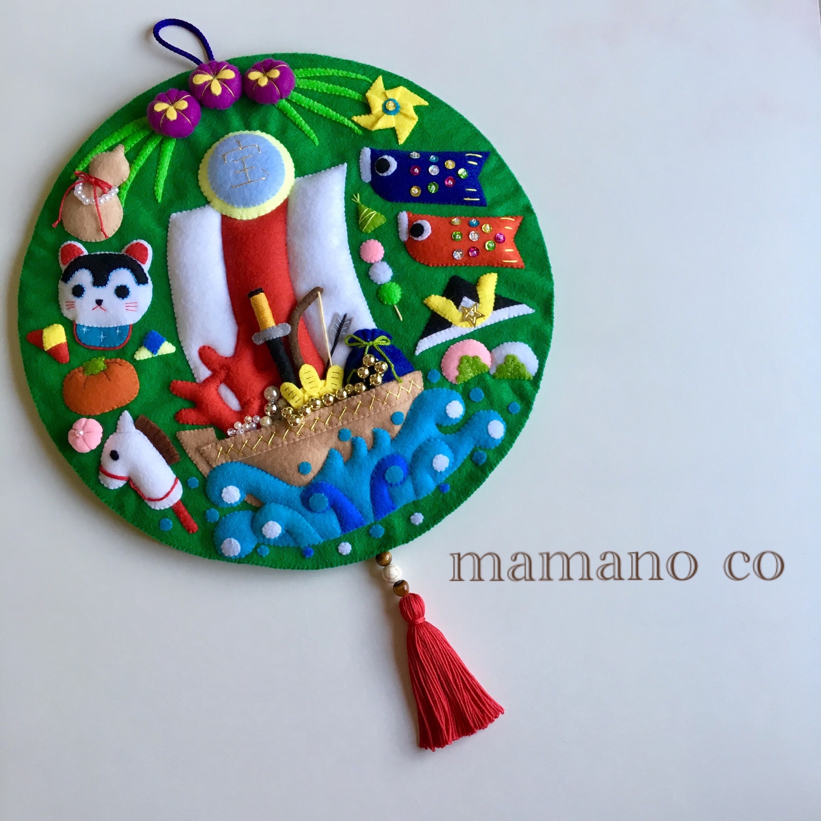 手芸のある「ほのぼの暮らし」、正月飾りは手作りしよう！hapimade手芸教室ハンドメイド・手作りのお手伝い