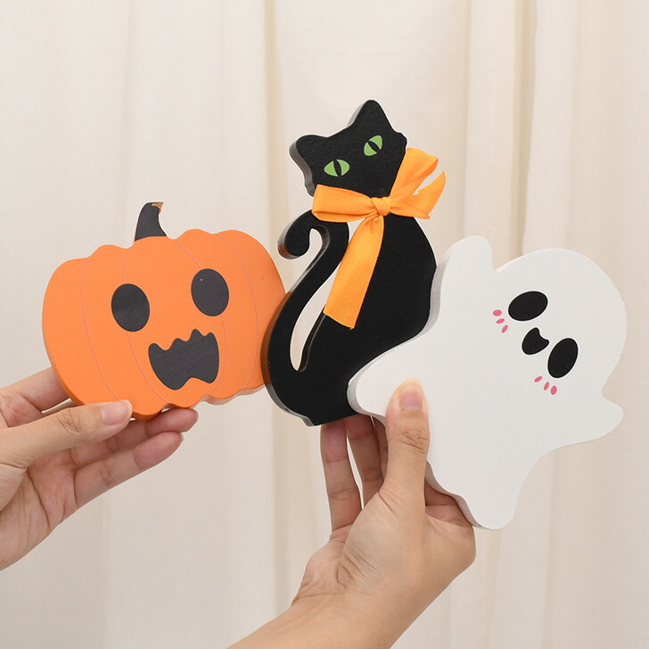木製 吊り下げ ハロウィン 飾り ディスプレイ オブジェ 装飾 ハロウィングッズ かぼちゃ おばけ ゴースト コウモリ 小人 雑貨 オーナメント飾り付け 自宅 室内 壁 ホームパーティー おしゃれ かわいい メール便REAL STYLE リアルスタイル