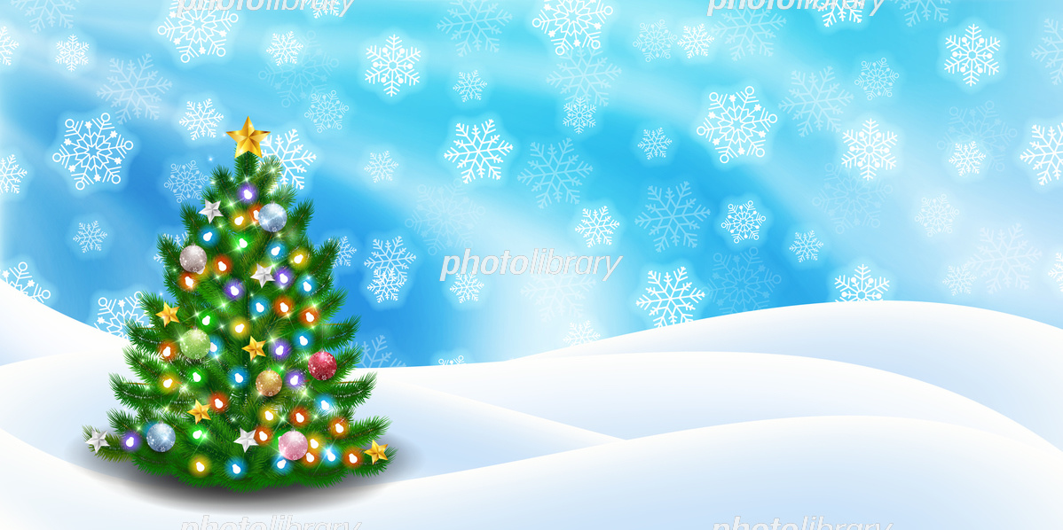 シームレスなクリスマスの背景：イラスト無料