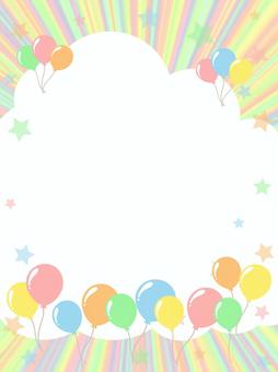 1月・椿の冬の花フレーム素材 縦型・透過・白黒・お便り・写真・誕生日 のテンプレートとなり