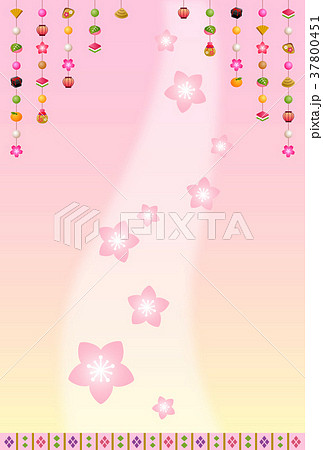 ひな祭り縦型フレーム1イラスト - No: 24811125無料イラスト・フリー素材なら「イラストAC」