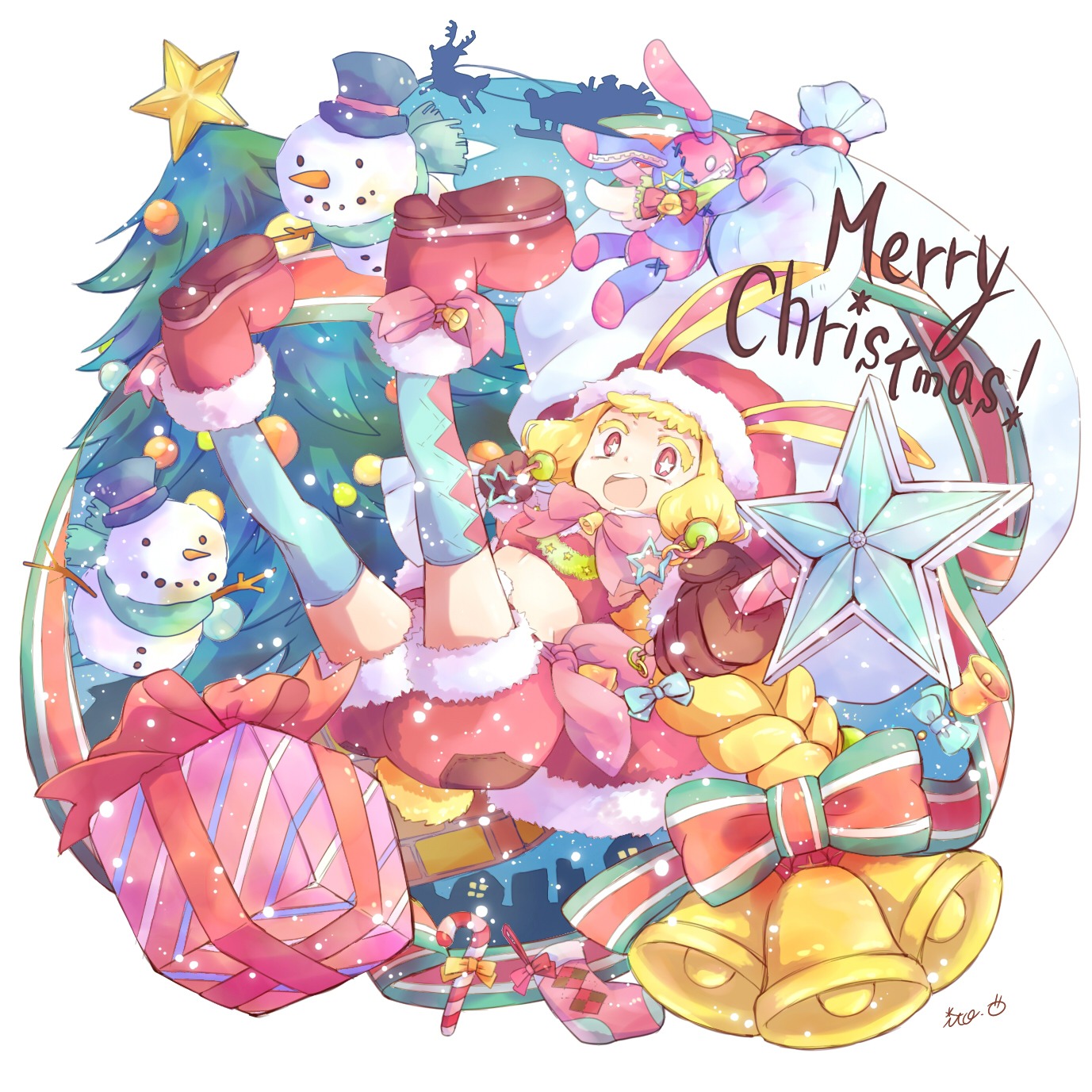 メリークリスマス！イラスト詳細らっかみ