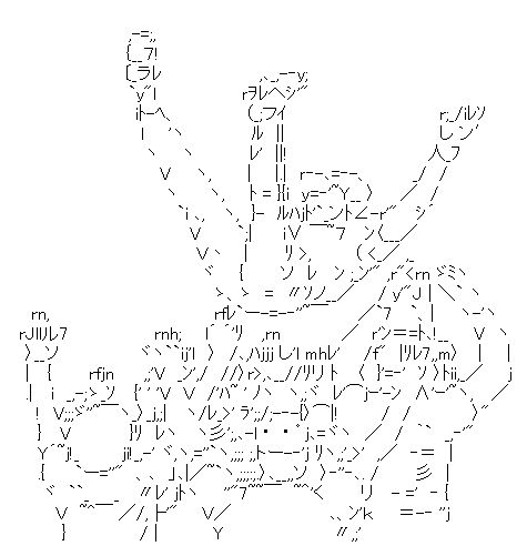 誕生日、ケーキ、おめでとう AAセットAsciiArt*AsciiArt