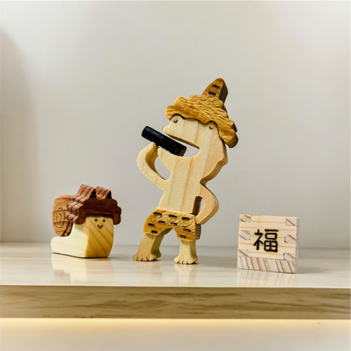 木製 節分 置物 6点セット- メルカリ