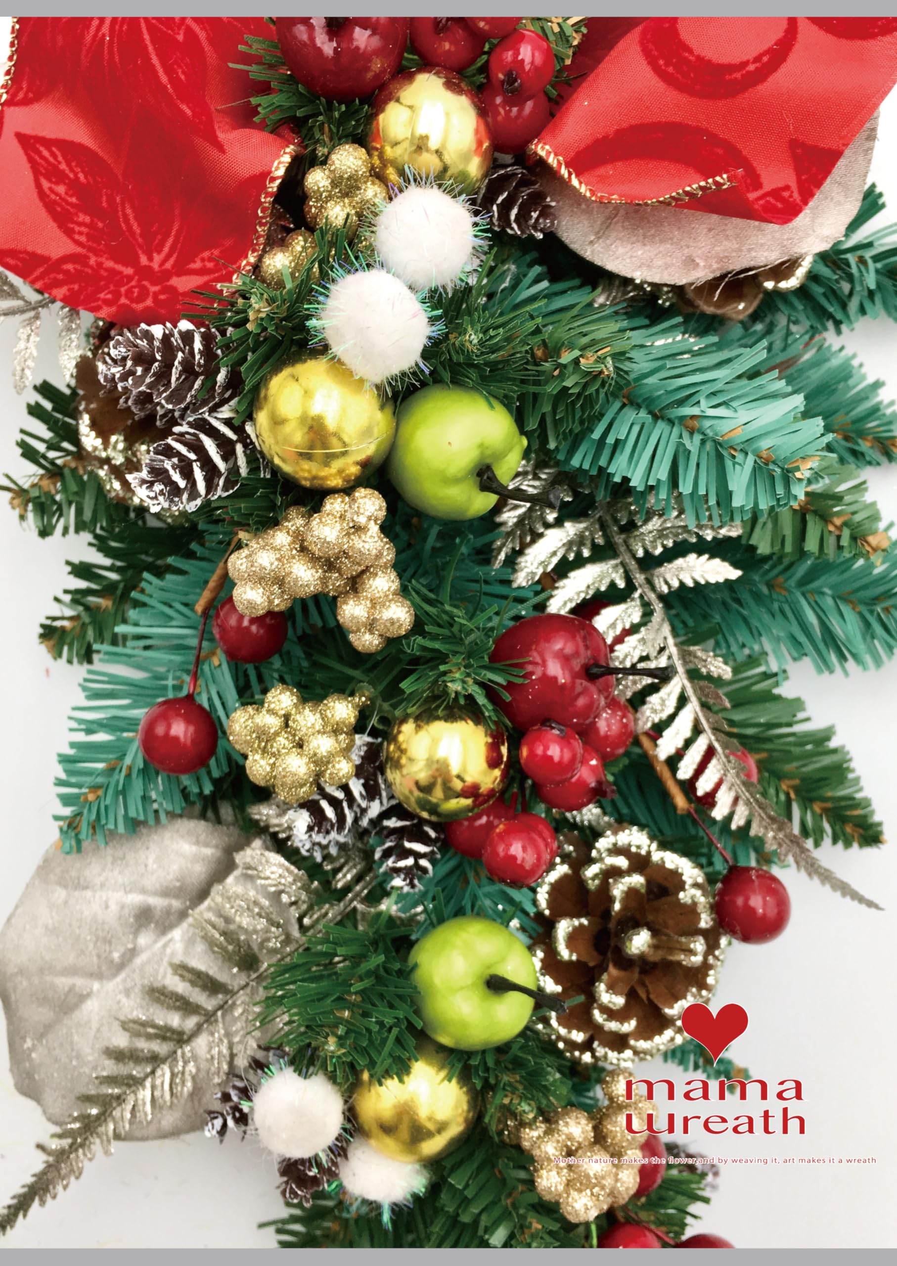 壁に飾るクリスマスツリーガーランド ウォールツリー スワッグ クリスマスリース Amazonクリスマスリース 玄関ドア用 逆さまのクリスマスツリークリスマス スワッグ クリスマス ドア飾り クリスマス飾リ 玄関ドア 壁掛け クリスマス飾リ 人工クリスマス ツリー 玄関