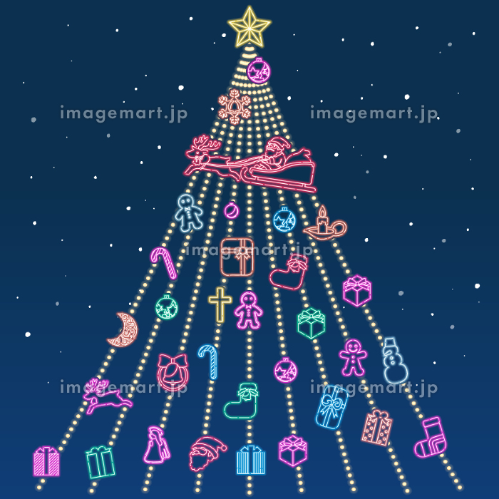 透明な背景に隔離されたライトが付いた装飾されたクリスマスツリー イラストPNG 無料ダウンロード - Pikbest