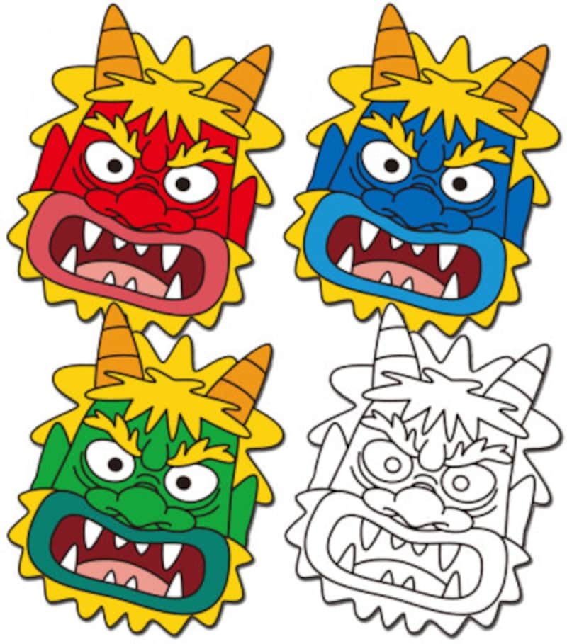 ミニお面 鬼通販・販売