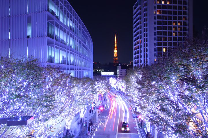 東京タワーとイルミネーションの無料の写真素材 - ID.1008フリー素材 ぱくたそ