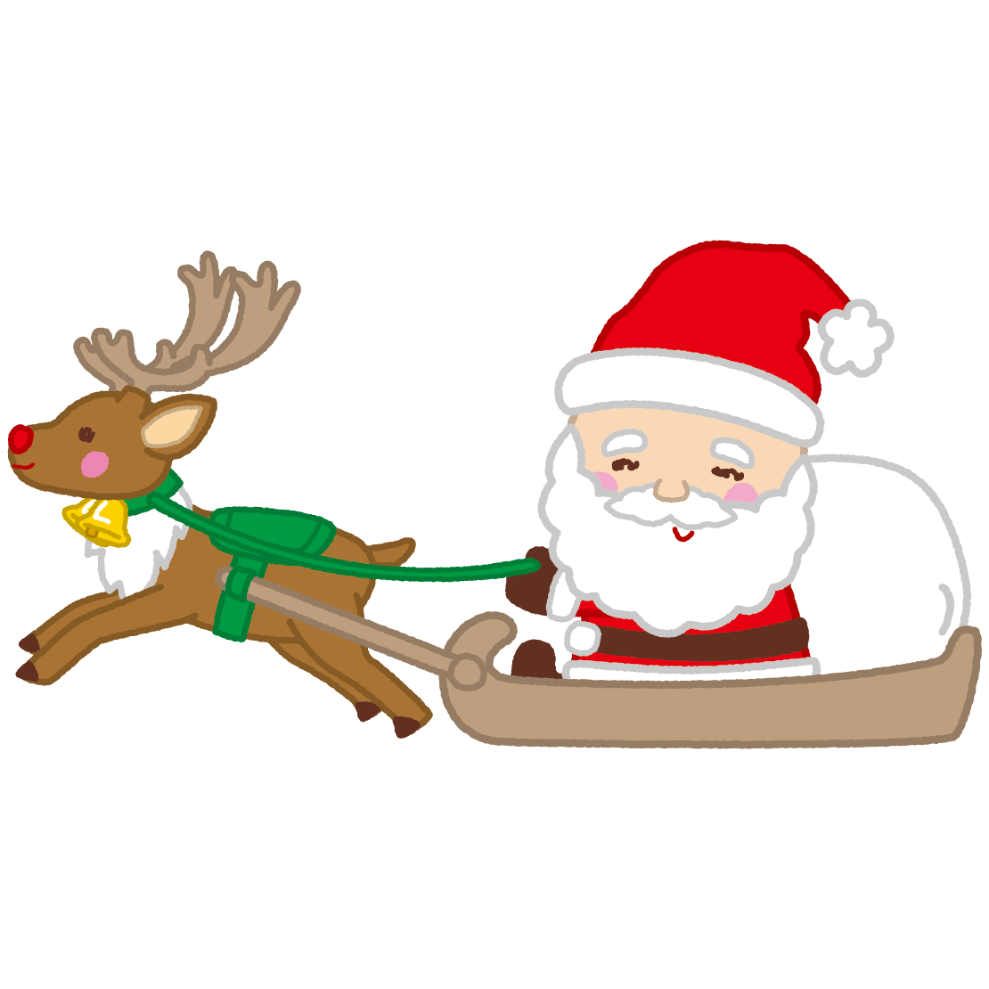 クリスマス動物サンタイラスト トナカイ01のイラスト素材FYI07422732ストックフォトの QleanMarket キュリンマーケット