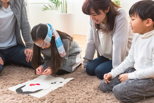 節分の遊びに！おかめやおにの福笑い 無料ダウンロードMama Craft