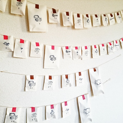 アドベントカレンダーを手作りしよう！思わず作りたくなるお洒落な参考例が満載